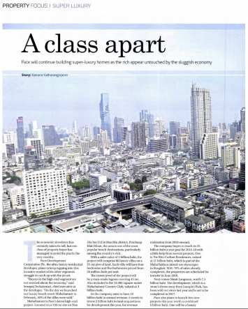 Bangkok Post: A class apart