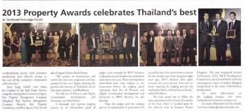 Pattaya Today: 2013 Property Awards celebrates Thailand’s best