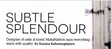 Bangkok Post: Subtle Splendour