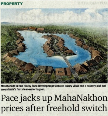 Bangkok Post: PACE jacks up MahaNakhon prices after freehold switch