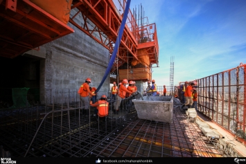 โครงการมหานครก่อสร้างเป็นไปตามกำหนด โดยมีความสูง 75%