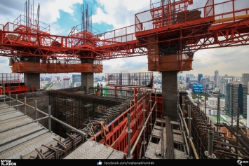 MAHANAKHON REACHES 75% HEIGHT – CONSTRUCTION ON PROGRESS